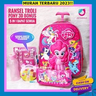Trolley School Bag for Girls Trolley Bag for Boys Trolley Bag for Kindergarten Elementary School Taa