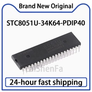 5PCS  STC8051U-34K64-PDIP40 32-bit 8051 Core (1T) Microprocessor Microcontroller Chip Original in St