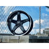 New Car Sport Rim CT PREMIUM WHEELS CTW-15 20x8.5 5x112 5x114 ET32 PianoBlackMachine Chrome Lip - RE