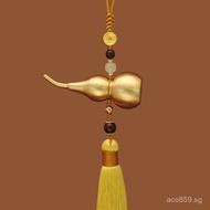 Ping An Brass Car Interior Rearview Mirror Pendant Small Car Pendant Openable Car Pendant for Women 