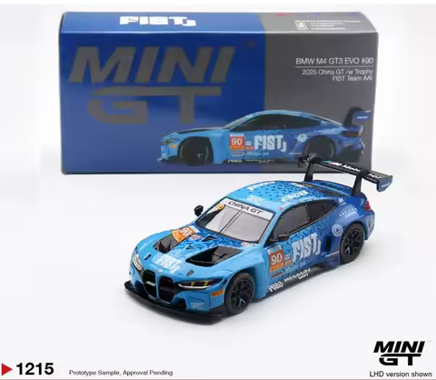M4 EVO #90 GT Champion 1215# MINIGT 1:64 Alloy Car Model
