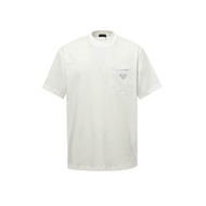 T-shirt Prada/T-shirt bercetak Prada, T-shirt uniseks, T-shirt pasangan, T-shirt leher bulat dengan 