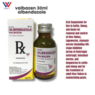 Valbazen 30 ml oral Suspension Zoetis oral dewormer for animals