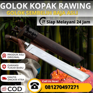 golok kapak rawing full baja hss sangat tajam