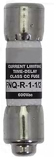 PMMCON 1 Pcs FNQ-R-1-1/2 FNQ-R 1-1/2A 1.5A 600Vac Time-Delay Fuse 10X38mm