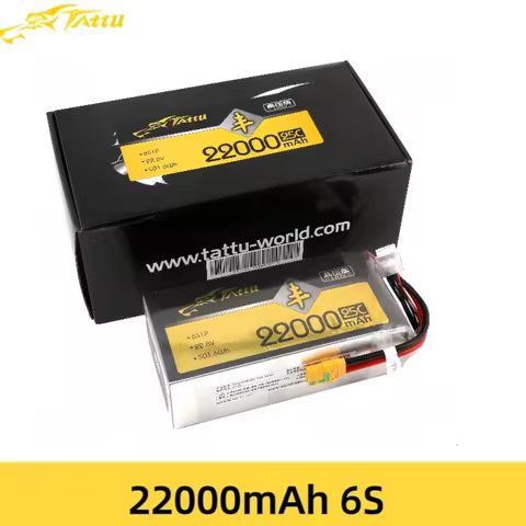 TATTU UAV HV Lipo Battery 22000mAh 6S 22.8V 25C 501.6Wh For Agricultural drone