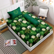 lady rose - sprei single 100x200 - monstera