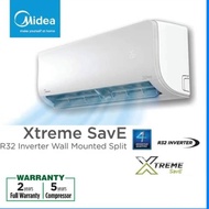 Johor Bahru Area Midea R32 Inverter 1.0HP 1.5HP 2HP 2.5HP Installation Johor Midea aircond