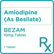 BEZAM Amlodipine (As Besilate) 10mg 1 Tablet [Prescription Required]