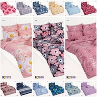 TOTO [Complete Set Including Duvet] Bed Sheet + Duvet 3.5/5/6 Feet Pattern TT805 TT820TT845 TT848 TT