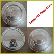 ❅ ⊕ ◸ Dabba PET Elegant Dabba Lids Dome Lid / Flat Lid / Strawless Lid 50pcs/pack