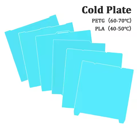 Glacier Cold Plate For Bambu Lab H2D H2S A1 P1 X1C P2S H2C Cool Build Plate For Anycubic Kobra S1 Cr