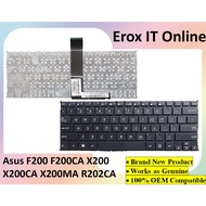 Asus F200 F200CA F200LA F200MA X200 X200C X200CA X200L X200LA X200M X200MA R202CA R202LA Laptop Keyb