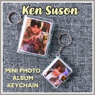 Customized SB19 Ken Suson Mini Photo Album Keychain (Print Your Own Photo)