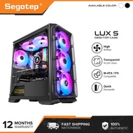 Segotep Lux S PC Case (M-ATX / ITX supported) (Cooling Fan, Graphics Card, motherboard not Included)