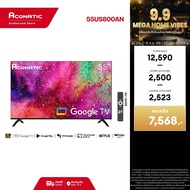 (NEW 2025) Aconatic ทีวี 55 นิ้ว 4K UHD 55" LED TV UHD Smart Google TV รุ่น 55US800AN HDR10 Dolby