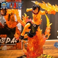 One Piece Hand-Made Gk Full Set Fire Fists Yandi Ace's Death Sabo Luffy Model Gift Doll Prize Figure Ornaments