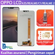 ORI LCD TOUCHSCREEN OPPO A3S ORIGINAL HITAM - LCD OPPO A3S LCD A4