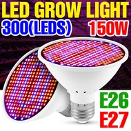 LED 100W Grow Light 220V Plant Lamp 110V Full Spectrum E27 Indoor Growth Light 150W Succulent Flowers Seeds Bonsai Cultivated 50W