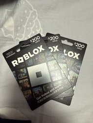 Roblox $200 HKD 禮品卡