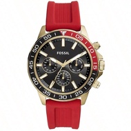 Fossil Men's Quartz Silicone Three-Hand Watch Stainless Steel Case/Glass Mirror BQ2494/BQ2498/BQ2499