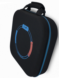 任天堂Switch健身環收納包Ring-Con配件收納EVA包便攜遊戲主機包（健身環包黑色）