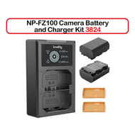 SmallRig NP-FZ100 Battery Charger Set for Sony NP-FZ100 Battery Double Slot Charger for Sony Alpha 3