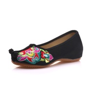 Overturn Shoes Opera Shoes Embroidered Cloth Shoes Ethnic Style Spring Autumn Women's Shoes Single S