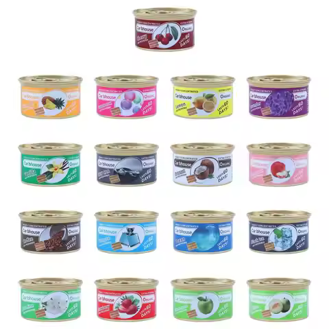 Organic Car Air Freshener Cans Long Lasting Fragrance Fiber Block Odor Eliminator for Auto Home Clos