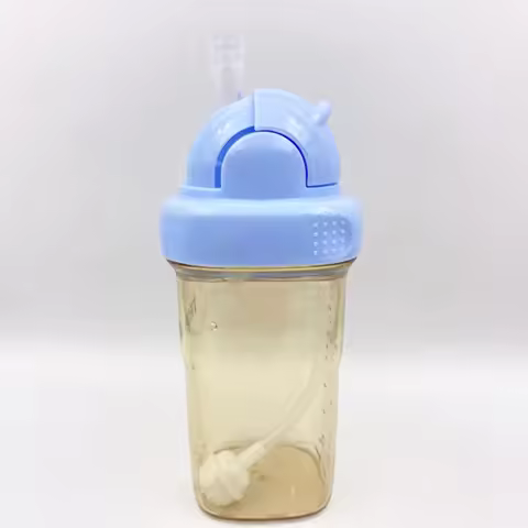Baby Bottle Convert Straw Cup Lid Feeding Bottle Travel Straw Lid with Anti-Chock Straw for Hegen Wi