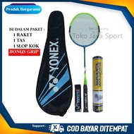 [ BISA COD ] RAKET BADMINTON YONEX + 1 SLOP SHUTTLE KOK FREE TAS DANGRIP HANDUK