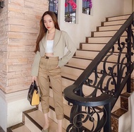 Bazzi Brown Spendex Pants