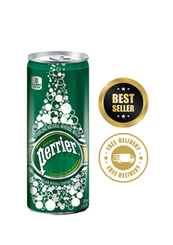 Perrier Original Sparkling Mineral Water 330ml x 24 Cans