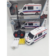 Car toys ambulance remote control 1 32 Scale 4WAY R/C city car with Light remote control car toys fo