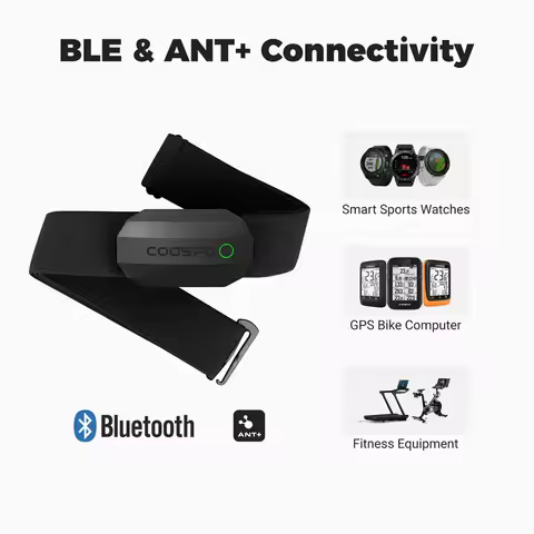 CooSpo H808S heart rate sensor dual-mode Bluetooth +ANT chest strap bicycle heart rate exercise moni