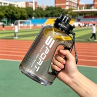 [Ready Stock MY] 2500ML water bottle Leakproof Sports Water Bottle with Straw BPA Free Gym Tumbler f
