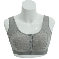 6031 Mastectomy Bra with Pockets Front Closure Cotton Plus Size gerie for Post Surgery Women Silicon