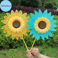ha Colorful Sunflower Windmill Wind Turbine For Lawn Garden Party Decoration Outdoor Camping Picnic 
