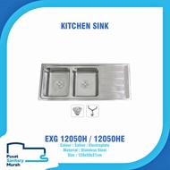 EIXO KITCHEN SINK / BAK CUCI PIRING STAINLESS STEEL EXG 12050H/12050HE