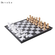[Devoko] Magnetic Chess Set,  Chess Set Chess Checkers  Folding Chess Board for Adults