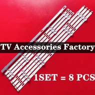 8PCS SAMSUNG UA55AU7000K UA55TU6900K UA55TU7000K UA55TU8000K UA55AU7700K TV LED BACKLIGHT BARU READY