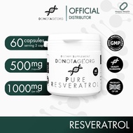 Resveratrol (60 แคปซูล) Do Not Age 1000 mg. (Trans-resveratrol 1000 mg.) เรสเวอราทรอล