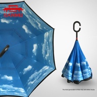 Umbrella Sun Umbrella German Double Layer Reverse Umbrella Free Car Umbrella Long Handle Clear Umbrella
