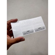 sticker R/T Stage 6 สติ๊กเกอร์ติดกระบอกโช๊ค