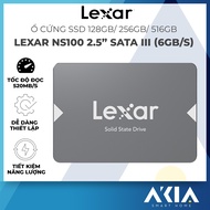 Ổ cứng SSD 128GB/ 256GB/ 512GB Lexar NS100 2.5 SATA III (6Gb/s) tốc độ đọc lên đến 520Mb/s chính hãn