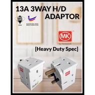 MK 692 Plug Adaptor 13A / Normal spec 3Way adapter-Neon [SIRIM]
