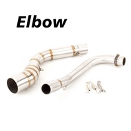 ท่อไอเสียมอเตอร์ไซค์สำหรับ Honda WAVE 100ท่อร่วมแบบเต็มระบบ + ตัวเก็บเสียงสำหรับรถยนต์ WAVE100