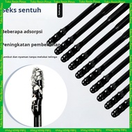 Disposable adhesive ear cleaning stick, ear cleaning stick, equipped with adhesive ear cleaning spoo