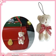 YOIOI Festive Decoration Plush Bear Bag Pendant Suitable for Keys Handbags and Mobiles