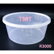 *READY STOCK*CB WARE R3000 DISPOSABLE ROUND MICROWAVEABLE CONTAINER #BEKAS BULAT BESAR #BEKAS KUIH R